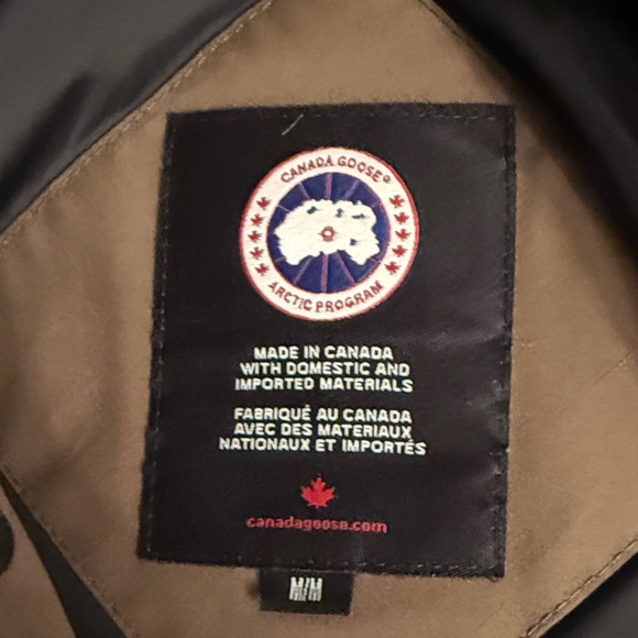 Canada Goose Tan Puffer Coat with Fur Hood - Picture 2 of 8